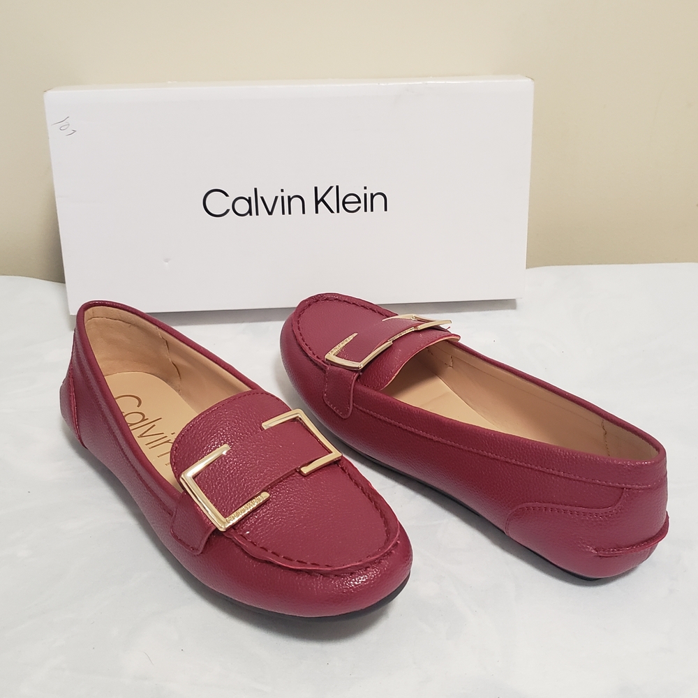 Calvin Klein Dark Red Loafers